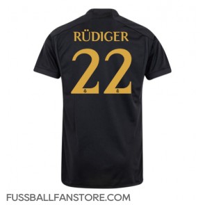 Real Madrid Antonio Rudiger #22 Replik 3rd trikot 2023-24 Kurzarm